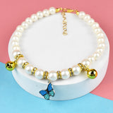 Resin Charm Pet Collar Necklace – Decorative Jewelry Collar for Cats & Small Dogs | 4 Styles