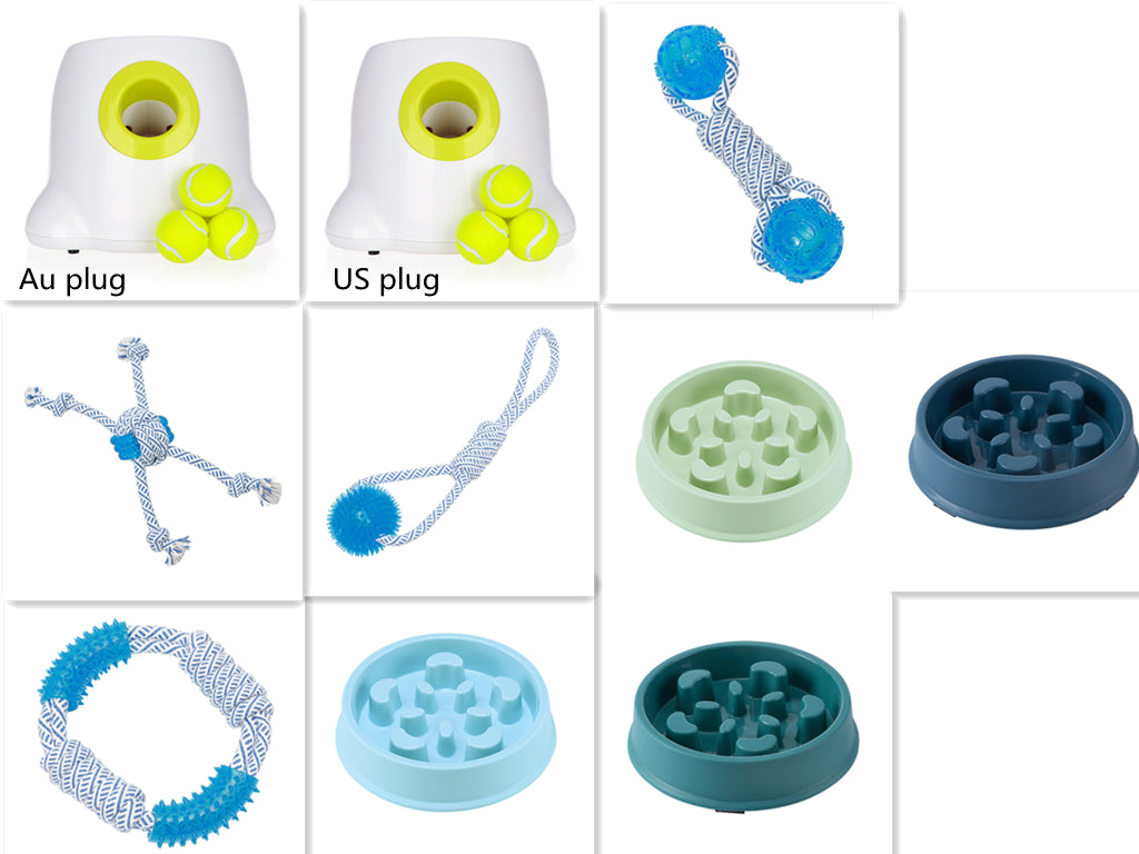 Automatic Dog Ball Launcher – Interactive Fetch Machine with 3 Launch Distances (3m, 6m, 9m)