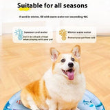 Summer Cooling Pet Water Bed – Inflatable Ice Pad Cooling Mat for Dogs & Cats (65cm/100cm)