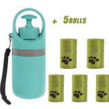 Portable Lightweight Dog Pooper Scooper With Built-in Poop Bag Dispenser Eight-claw Shovel For Pet Toilet Picker