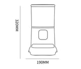 Smart WiFi Automatic Pet Feeder — App Control, Voice Recorder & Large Capacity Dispenser