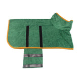 Super Absorbent Microfiber Pet Bathrobe | Quick-Dry Dog Drying Coat with Adjustable Straps