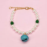 Charm Pet Necklace with Bell Ornament – Cat & Dog Collar Jewelry | 12 Styles, 3 Sizes