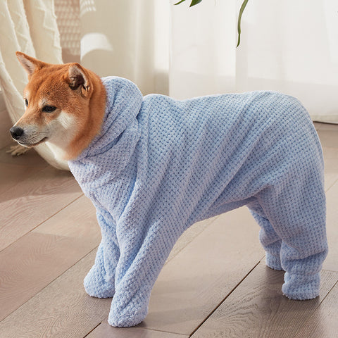 2-in-1 Wearable Pet Drying Towel | Super Absorbent Quick-Dry Bath Towel for Dogs & Cats