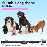 Smart Anti-Bark Dog Collar — Rechargeable, IP67 Waterproof with HD Digital Display