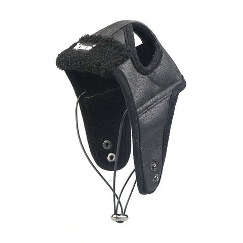 Dog Leather Hat | Autumn Winter Pet Headwear for Small to XXL Dogs