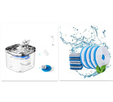 Intelligent Pet Water Fountain — Stainless Steel Automatic Circulation Dispenser