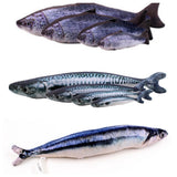 Realistic Fish Plush Cat Toy – Soft Pillow Chew & Cuddle Toy in 4 Sizes