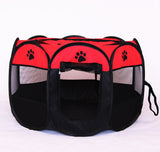Folding Octagonal Pet Fence Oxford Cloth Kennel