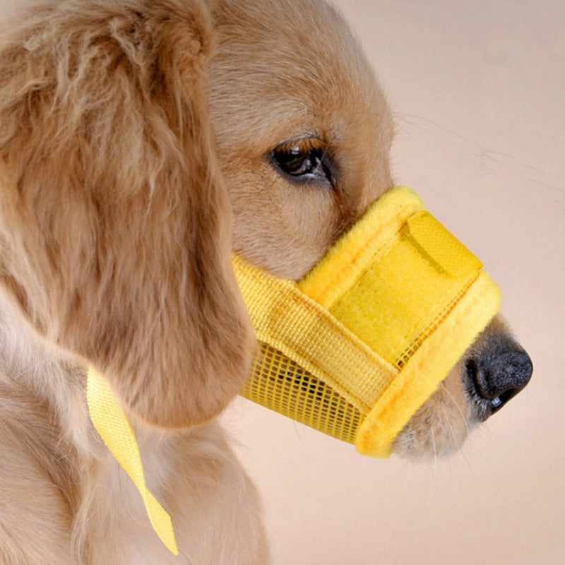 Adjustable Anti-Bite Dog Muzzle | Breathable Mesh Mouth Cover for Dogs XS–XXL