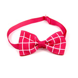 Plaid Bow Tie Collar for Dogs & Cats – 8 Colors, Single or 2-Pack