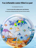 Summer Cooling Pet Water Bed – Inflatable Ice Pad Cooling Mat for Dogs & Cats (65cm/100cm)