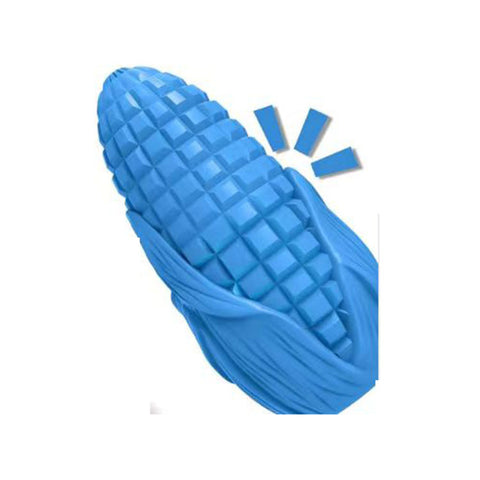 Corn Stick Squeaky Dog Chew Toy – Bacon-Scented Dental Toy for Medium & Large Dogs