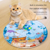 Summer Cooling Pet Water Bed – Inflatable Ice Pad Cooling Mat for Dogs & Cats (65cm/100cm)
