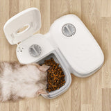 Automatic Pet Feeder with Timer — Smart Food Dispenser & Stainless Steel Bowl