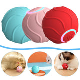 Smart Automatic Rolling Bouncing Ball – Rechargeable Silicone Interactive Pet Toy