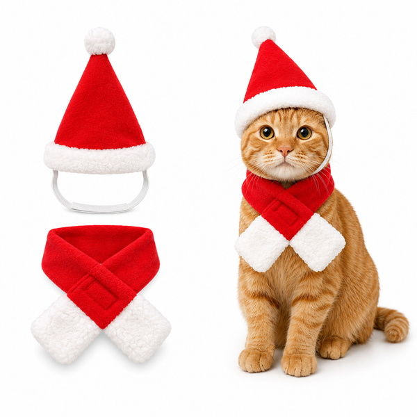 red-bib-and-hat-set