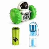 Slow Feed Interactive Balance Car Dog Toy – Tumbler Treat Dispenser for IQ Training