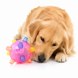 Dancing Glowing Ball Dog Toy – Electric Auto-Jumping Light-Up Interactive Toy for Dogs