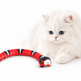Interactive Electric Snake Cat Toy – Realistic S-Crawling Induction Toy with Flashing Eyes