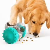 Slow Feed Interactive Balance Car Dog Toy – Tumbler Treat Dispenser for IQ Training