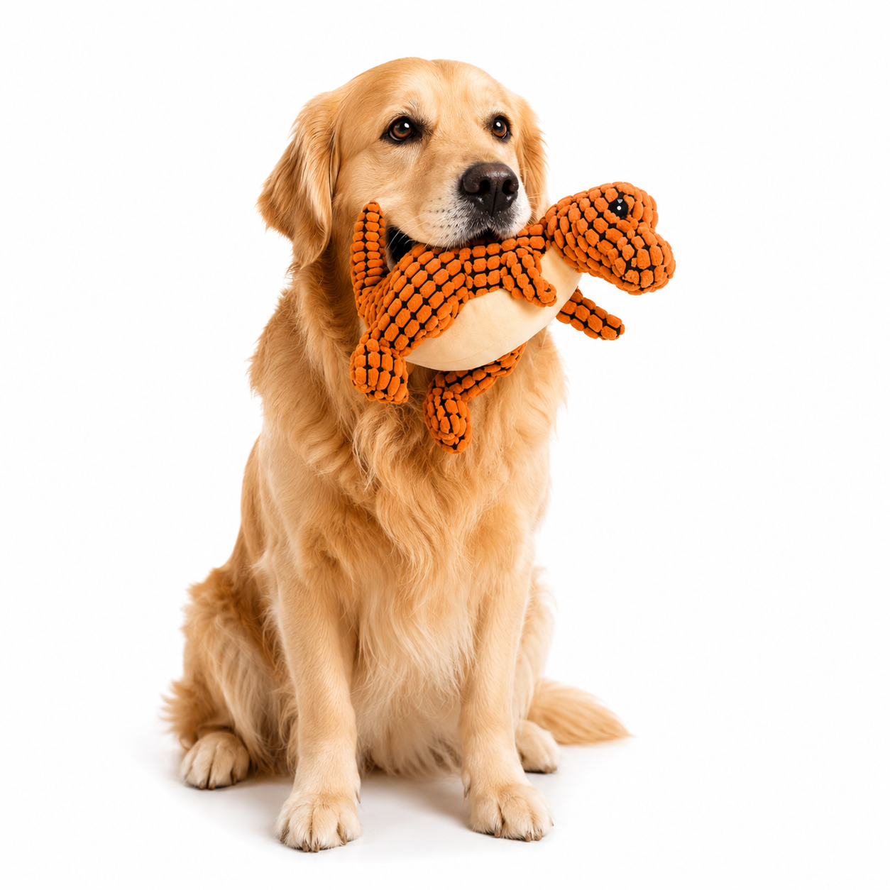 Dinosaur Plush Squeaky Dog Toy – PP Cotton Stuffed Chew Toy for Large & Giant Dogs