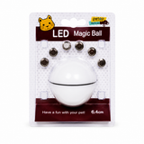 LED Laser Rolling Pet Toy Ball – Electronic Interactive Light-Up Ball for Cats & Dogs