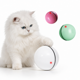 LED Laser Rolling Pet Toy Ball – Electronic Interactive Light-Up Ball for Cats & Dogs