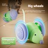 Electric Mouse Car Cat Toy – Auto-Moving Teaser with Intelligent Obstacle Avoidance