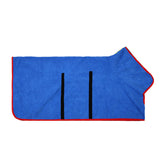 Super Absorbent Microfiber Pet Bathrobe | Quick-Dry Dog Drying Coat with Adjustable Straps