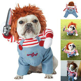 Halloween Pet Costume — Scary Adjustable Cosplay Outfit for Dogs & Cats