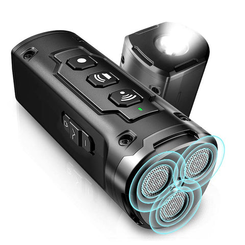 Ultrasonic Dog Bark Deterrent — 3-Head Anti-Bark Device with LED Flashlight