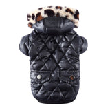 Dog Winter Coat with Fur Collar | Warm Fleece-Lined Hooded Jacket for Dogs XS–XXL