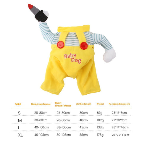 Cat Creative Yellow Knife Assassin Costume Clothing