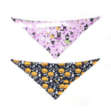 Pet Halloween Bandana Bib – Double-Sided Drool Towel for Cats & Dogs | 4 Spooky Designs