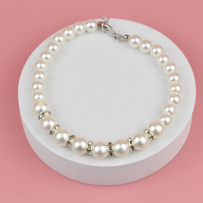 Resin Charm Pet Collar Necklace – Decorative Jewelry Collar for Cats & Small Dogs | 4 Styles