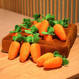 Carrot Plush Snuffle Mat – Interactive Pull-Out Vegetable Field Toy for Dogs & Cats