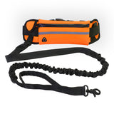 Hands-Free Dog Leash Running Belt – Bungee Leash Waist Belt with Phone Pocket, Treat Pouch & Water Bottle Holder