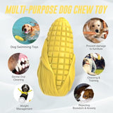 Corn Stick Squeaky Dog Chew Toy – Bacon-Scented Dental Toy for Medium & Large Dogs