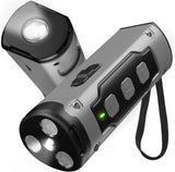 Ultrasonic Dog Bark Deterrent — 3-Head Anti-Bark Device with LED Flashlight