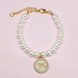 Charm Pet Necklace with Bell Ornament – Cat & Dog Collar Jewelry | 12 Styles, 3 Sizes