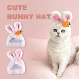 Cute Plush Rabbit Ears Pet Hat — Easter Costume for Dogs & Cats