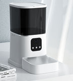 Smart WiFi Automatic Pet Feeder — App Control, Voice Recorder & Large Capacity Dispenser