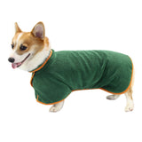 Super Absorbent Microfiber Pet Bathrobe | Quick-Dry Dog Drying Coat with Adjustable Straps