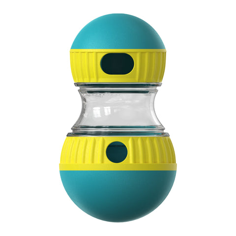 Food Dispensing Dog Toy – Adjustable Tumbler Treat Ball for Mental Stimulation & Slow Feeding