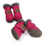 Dog Thick Snow Boots Warm Teddy Autumn And Winter