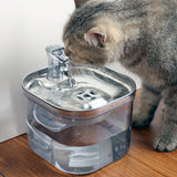 Intelligent Pet Water Fountain — Stainless Steel Automatic Circulation Dispenser