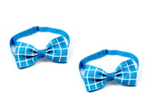 Plaid Bow Tie Collar for Dogs & Cats – 8 Colors, Single or 2-Pack