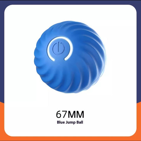Automatic Jumping Rubber Ball – Bite-Resistant Interactive Dog Toy