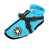 Waterproof Winter Coat With Harness Warm Clothing Jacket Chihuahua Labrador